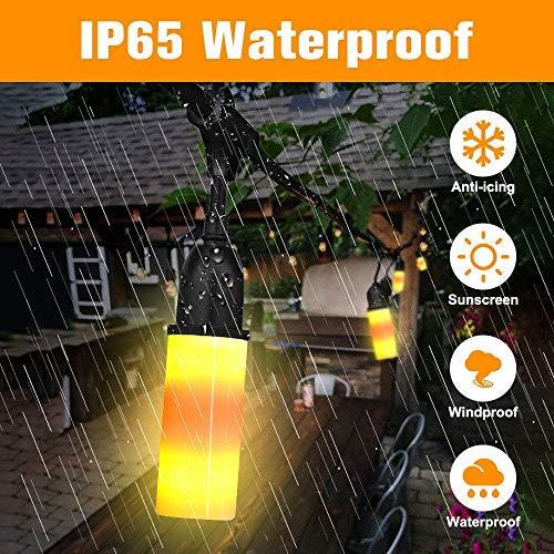 Guirnaldas Luces Exterior, Cocoda Guirnalda Luces de USB con 5W 10LEDs Bombillas, 8.2M Luces Jardin Impermeable para Decoración, Hogar, Terraza, Arboles, Patio, Bodas, Navidad, Fiesta
