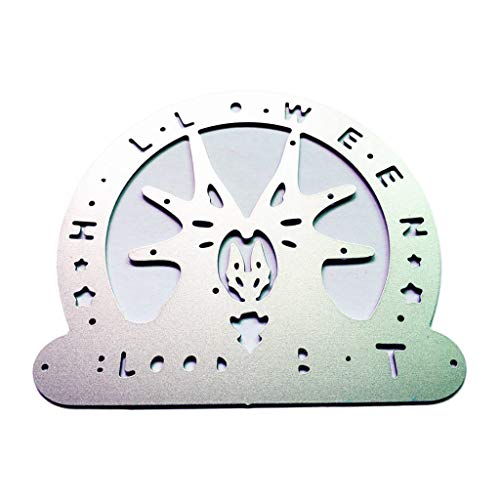 Gulang-keng - Troqueles de corte de metal para Halloween, diseño de murciélago, para álbumes de recortes, tarjeta de papel, estampado a mano, molde de papel, troqueles de corte para hacer tarjetas