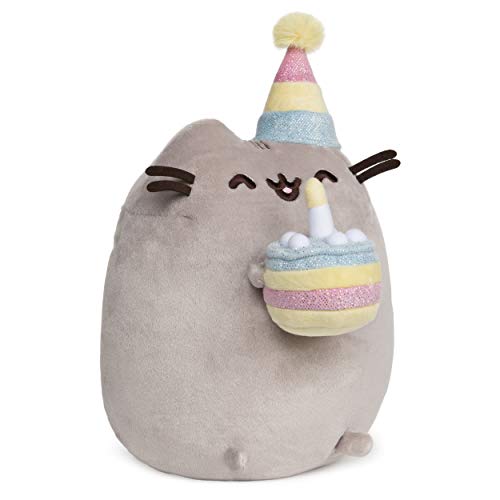 GUND - Pusheen Birthday Cake Plush. 9.5-Inches