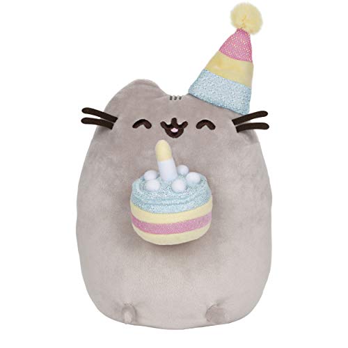 GUND - Pusheen Birthday Cake Plush. 9.5-Inches