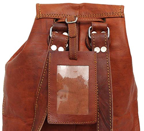 Gusti Cuero Nature Minna Etiqueta para Equipaje Identificador para Maleta Viaje Vintage Vacaciones Accesorio Regalo Publicitario A134b
