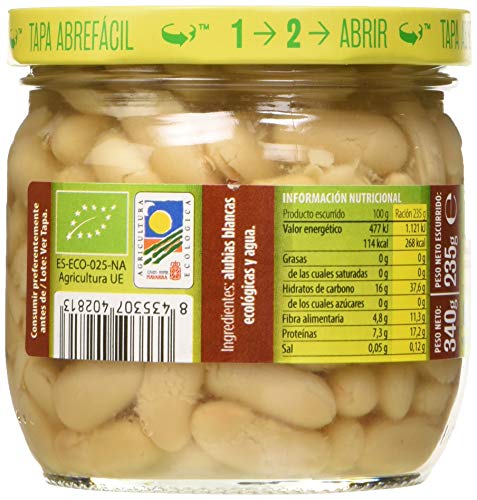 Gvtarra Alubias Blancas Ecológicas, 235 g, Pack de 6