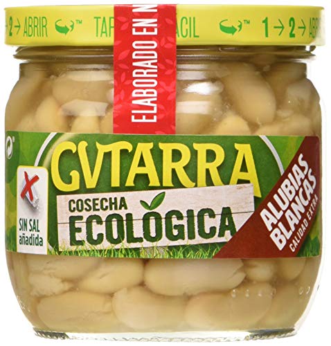 Gvtarra Alubias Blancas Ecológicas, 235 g, Pack de 6