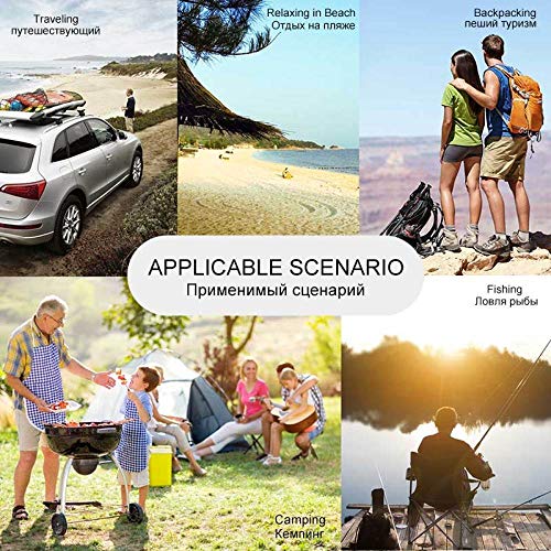 GWFUR Taburete telescópico Silla Plegable de Altura Ajustable Taburete Plegable portátil al Aire Libre Senderismo Camping Pesca Descanso Taburete de Caza Silla de Camping Plegable d