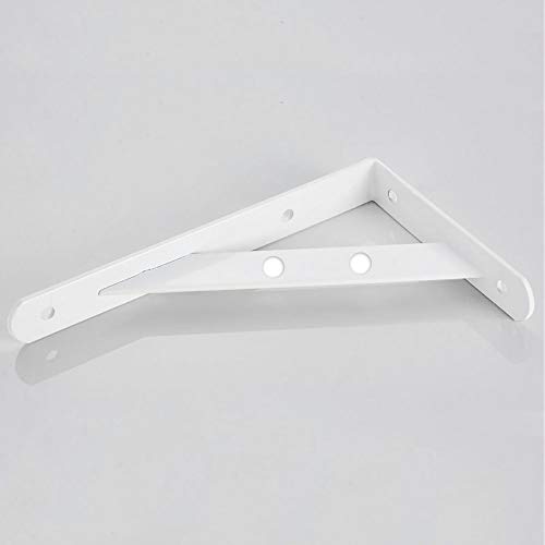 Gwolf Soporte estante montado pared,capa soporte triangular Soporte placa estante Soporte en ángulo recto Soporte almacenamiento Soporte carga fija Trípode soporte desmontable