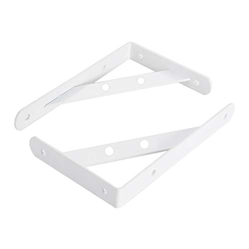 Gwolf Soporte estante montado pared,capa soporte triangular Soporte placa estante Soporte en ángulo recto Soporte almacenamiento Soporte carga fija Trípode soporte desmontable