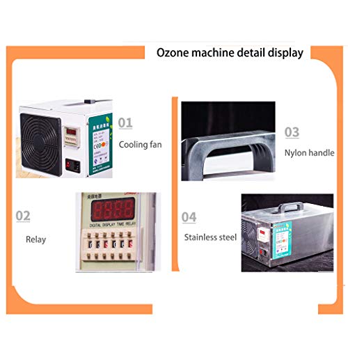 GXFC 10000mg/h Purificador de Aire de generador de ozono de Acero Inoxidable Industrial con UV para vehículos comerciales (Entrega 24 h)