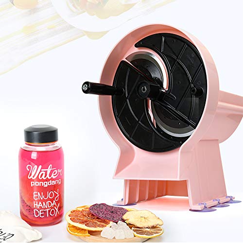 GYJ Cortadora Manual de cortadoras de Frutas y Verduras comerciales, máquina de Papas, Grosor de Rebanada Ajustable, Alto Volumen, Uso de Cocina Industrial