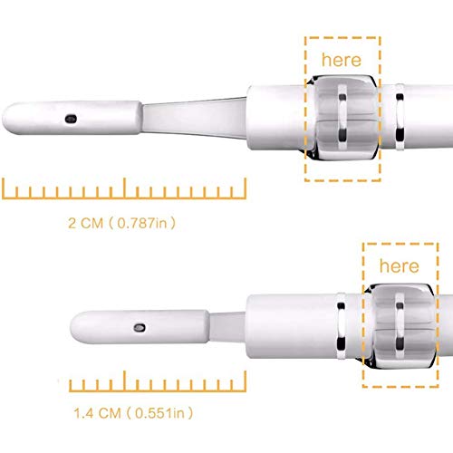 GzxLaY Cuchara para oídos de 3,9 mm, con 6 LED de luz, Cuchara para oídos con Lente Ultra pequeña Se Puede Usar para observar la Salud del Canal auditivo, la Nariz y la Piel