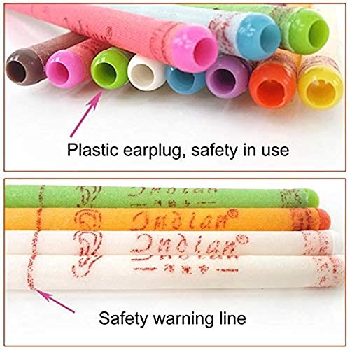 GZYM Ear Velas de Cera Natural Que mira al trasluz Conos, Fragancia orgánica Material Vegetal de Cono Hueco Velas Durante 16 Pcs