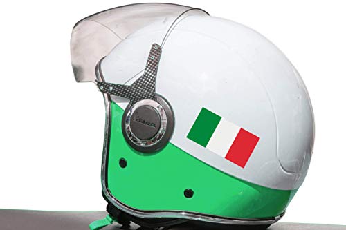 Haberdashery Online 28 Pegatinas de la Bandera de Italia. Stickers para Bicicletas, Motos, Accesorios (Italia)