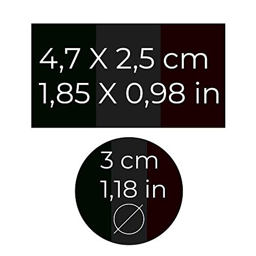 Haberdashery Online 28 Pegatinas de la Bandera de Italia. Stickers para Bicicletas, Motos, Accesorios (Italia)