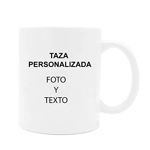 Haberdashery Online Taza Personalizada con Foto y Texto. Regalo Original Personalizado.