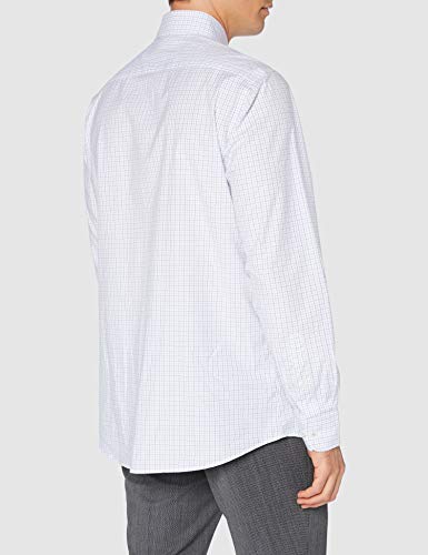 Hackett London White Based Chk Camisa, Azul (5bpsky/Blue 5bp), 44 (Talla del Fabricante: X-Large) para Hombre