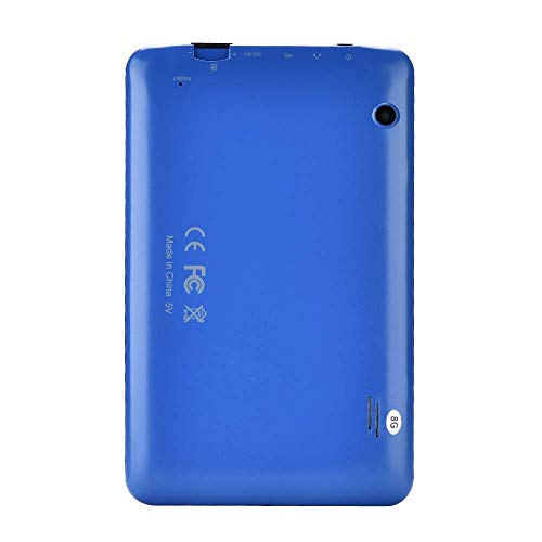 Haehne 7" Tablet PC - Google Android 5.1 Quad Core, 1G RAM 8GB ROM, Cámaras Duales 2.0MP + 0.3MP, 2800mAh, 1024 x 600 Pantalla, WiFi, Bluetooth, Azul