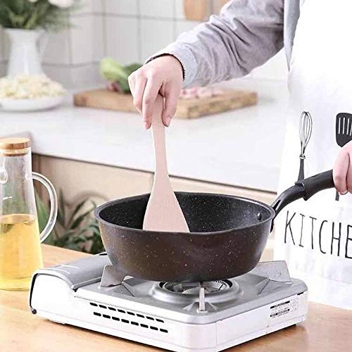 HAFJFKA Sartén Wok Olla Antiadherente Sopa Olla Fideos Sartén Wok Sartén Leche Olla Cocina de inducción Gas promoción Ollas y sartenes, 28cm