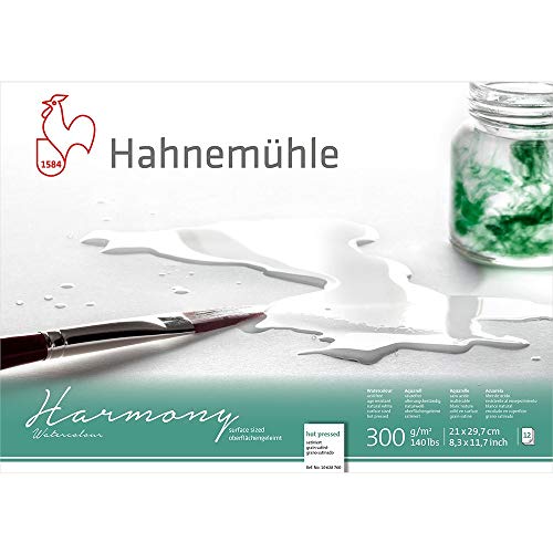 Hahnemuhle Harmony Watercolour Block Hot Press A4