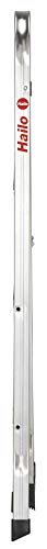 Hailo 3960161 Taburete de aluminio con 2 peldaños y esterillas antideslizantes, Plateado