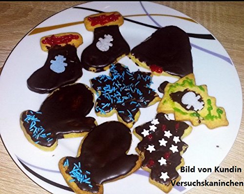 HaimoBurg Juego de 12 moldes para galletas Decoración de Navidad