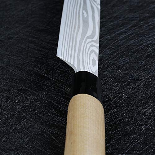 HAIYOUSHANGMAO Knife Salmon Damasco Cuchillos del Cocinero De Sushi Japonés Cuchillos De Acero Inoxidable Sashimi Cuchillo De Cocina Pescado Crudo Filete Capas Cooki Cuchillo