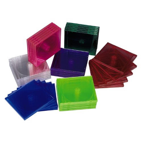 Hama 044748 - Caja para 1 CD, 5 Unidades, Color Transparente