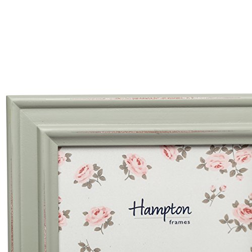 Hampton Frames PALOMA - Marco de fotos, diseño desgastado, madera, salvia, 6x8 (15x20cm)