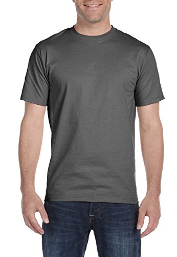 Hanes - Camiseta de manga de corte clásico para hombre. gris Gris Humo XXX-Large