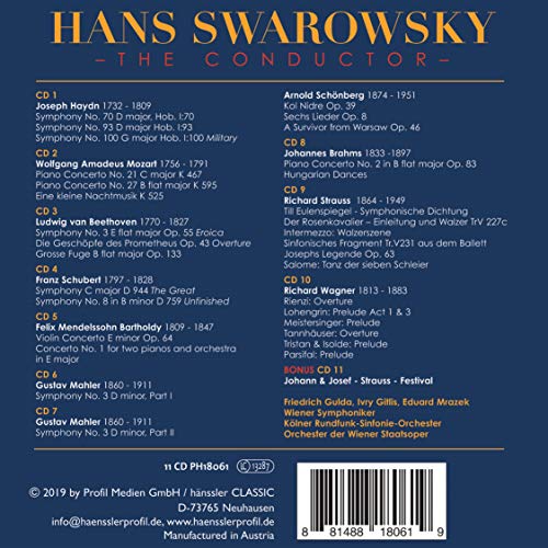 Hans Swarowsky - Le Chef d'Orchestre