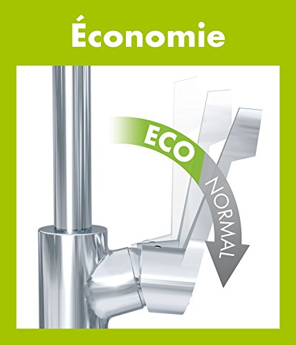 Hansgrohe - Grifo de cocina Cento XL de cuello de cisne de pared con alcachofa extraíble, cromado