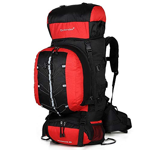 HAOCHENG-WL Bolsa de montañismo Deportivo for Hombres y Mujeres Bolsa de montañismo Molecular extraíble for Actividades al Aire Libre de Gran Capacidad Comodidad (Color : Red)
