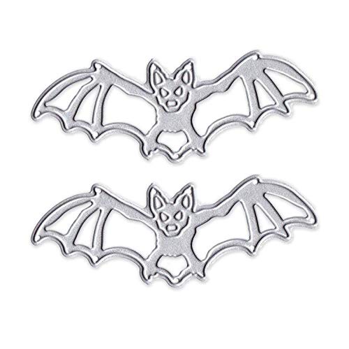 Haodou Troqueles Troqueles de Corte Troquel de acero al carbono Modelo de cuchillo infantil Moldes para Halloween - murciélago grande