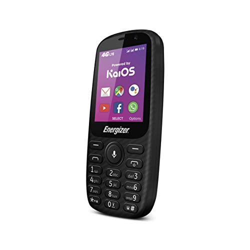 HARDCASE E241S - 4G móvil Desbloqueado - Desarrollado por KaiOS - Enchufe de la UE (Pantalla: 2.40 Pulgadas - 4 GB - Doble Sim - IP68 - Gotas: 1.2 M) Negro