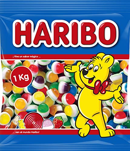 Haribo Besitos Tricapa Caramelos de Goma - 1000 gr