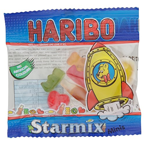 Haribo Starmix - Mini Bolsa de Gominolas Surtidas 20g (Pack de 100)