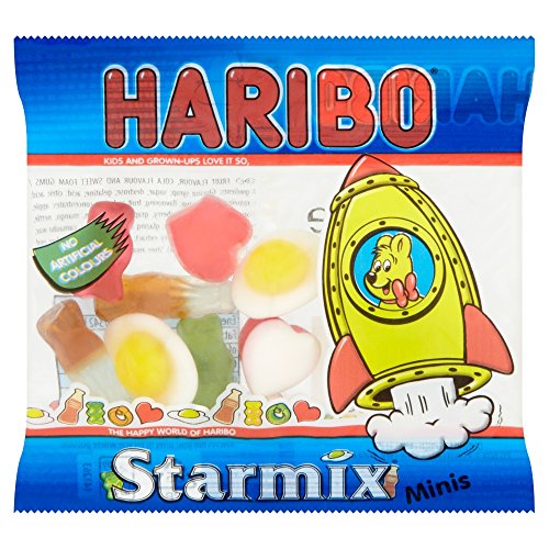 Haribo Starmix - Mini Bolsa de Gominolas Surtidas 20g (Pack de 100)