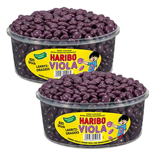 Haribo Viola, Pack de 2, Ositos de Goma, Vino Goma, Golosinas