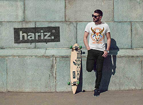 Hariz Vegetarian Bad Hunter Grill cumpleaños - Camiseta para hombre, incluye tarjeta de regalo azul marino XXL