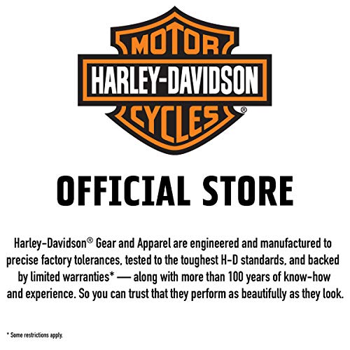 Harley-Davidson Official Men's Graphic Font Slim Fit Tee, Grey