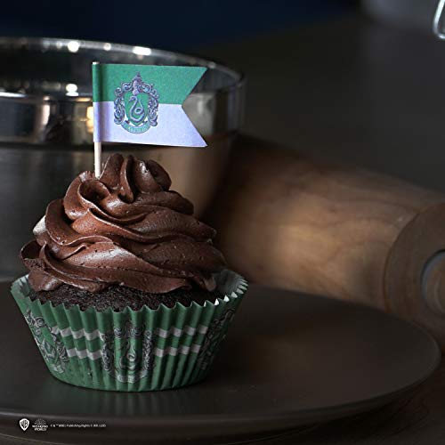 Harry Potter - Set de 100 Moldes para Cupcakes + Banderas - Oficial - Cinereplicas