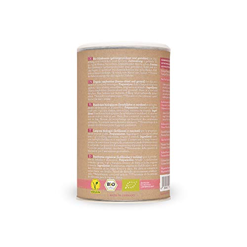 Harvest Republic bio de fruta polvo Frambuesa, 125 g, para superalimentos Batidos y batidos, Organic Food, Vegano)