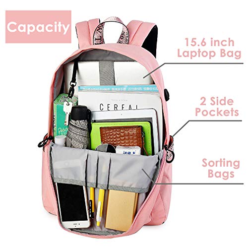 HASAGEI Mochilas Escolares Juveniles Mochila Unisex para la Escuela Daypacks para Mujeres Hombres