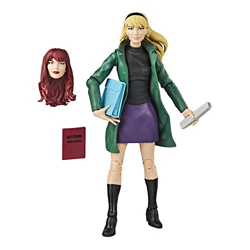 Hasbro Marvel Legends Series Spider-Man 15,2 cm Coleccionable Gwen Stacy Figura de acción de Juguete colección Retro