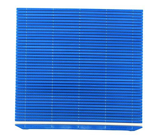 Hasegawa Plastique Tapis à Sushi, Sushi Tapis de Cuisson, Bleu, Medium, Taille 25,4 x 24,1 cm