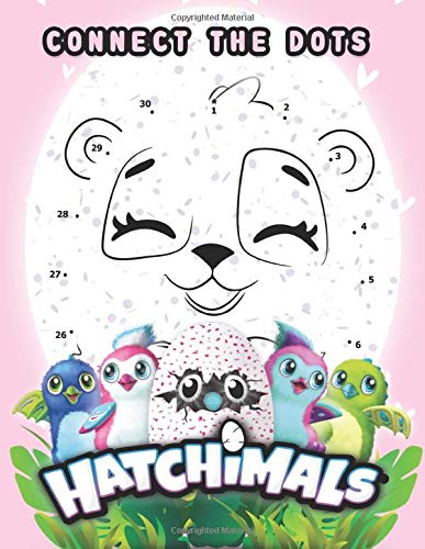 Hatchimal Connect The Dots: Collection Activity Connect The Dots Coloring Books For Adults