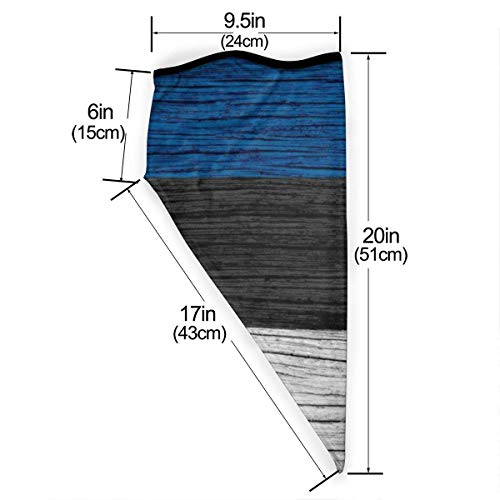 HCKZ Yemen Textura de madera Bandera de Yemen Cara americana Boca Bandanas a prueba de viento para festivales de polvo Bufanda Bandana