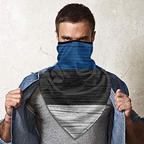 HCKZ Yemen Textura de madera Bandera de Yemen Cara americana Boca Bandanas a prueba de viento para festivales de polvo Bufanda Bandana