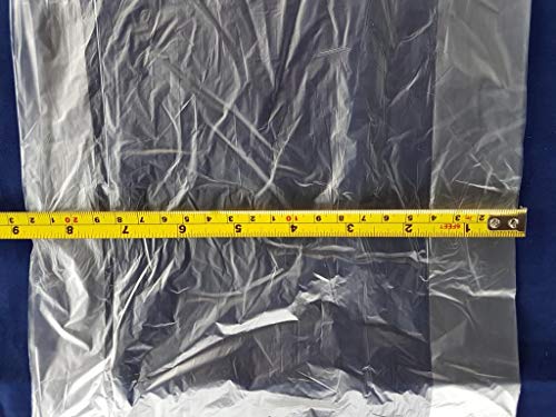 HDPE 22 x 4 x 38 cm, CONTADOR Bolsas de polietileno en rollo, bolsas de plástico Envoltorio para empaque de alimentos Carnicerías Panadería Desecho de desechos Producto seguro (500)