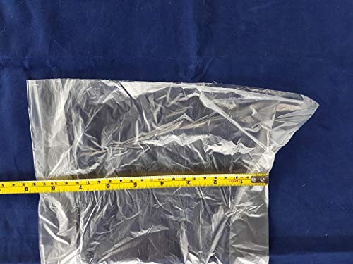 HDPE 22 x 4 x 38 cm, CONTADOR Bolsas de polietileno en rollo, bolsas de plástico Envoltorio para empaque de alimentos Carnicerías Panadería Desecho de desechos Producto seguro (500)