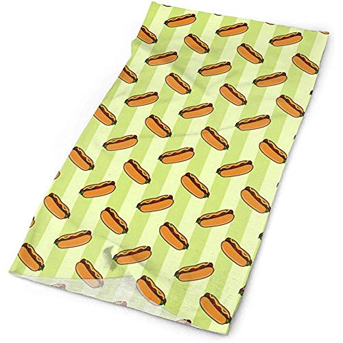 Headwear Dibujos Animados Hot Dogs Headband Hombres Bandana Outdoor Magic Scarf Mujeres Multifuncional Headwear 25X50Cm