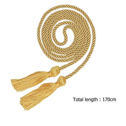 HEALLILY 2 piezas de borlas de cables borlas decorativas profesionales ropa borlas cuerdas de honor para estudiantes de bachelor fiesta de graduación